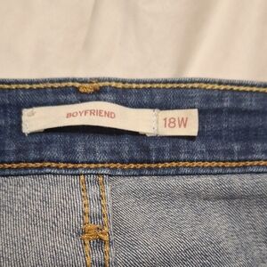 Boyfriend Fit Women's Jeans - Blue